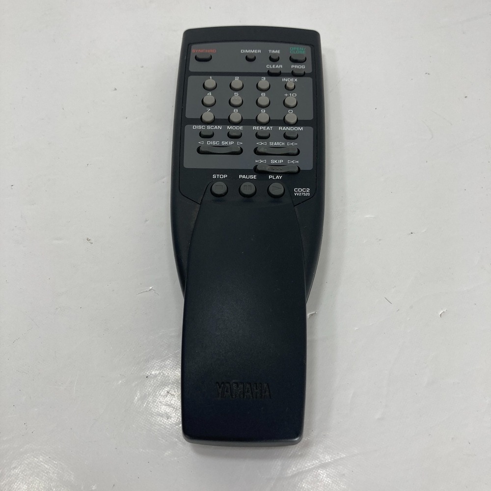 Original OEM Yamaha CDC2 VV27520 Remote Control Black‎ - TESTED